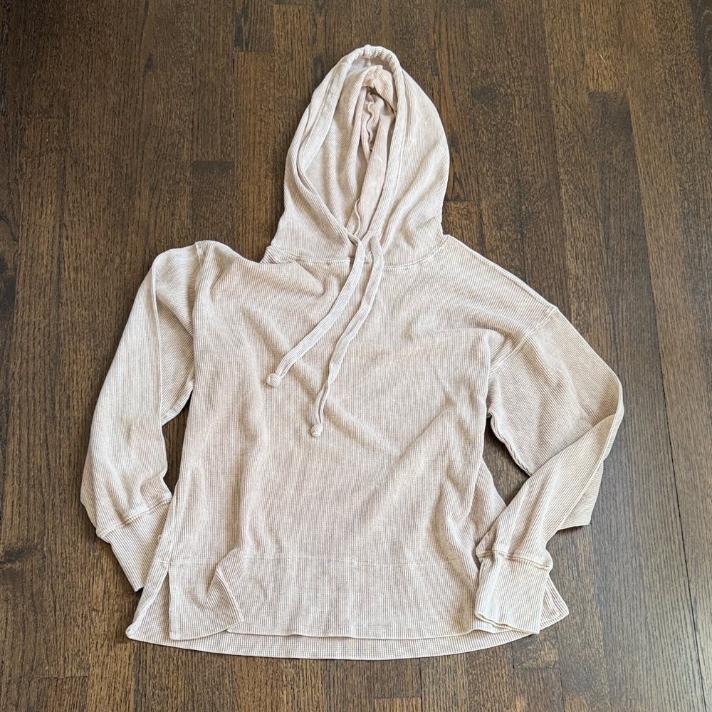 Thin Michael Stars waffle hoodie.